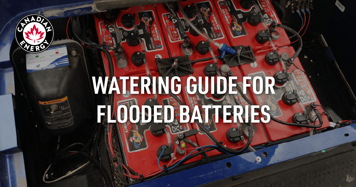 Watering Guide for Flooded Batteries